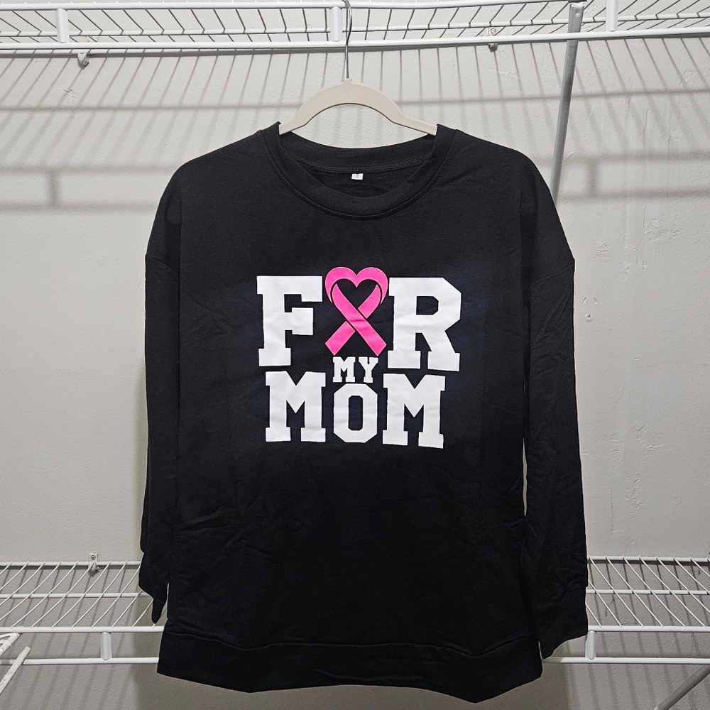 NWT 'For My Mom' Small Oversized Lightweight Sweatshirt - Picture 3 of 7